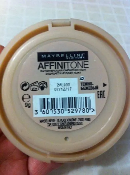 Maybelline прах affinitone перфектен тон