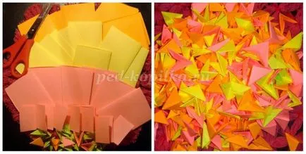 Модулна оригами цвете лотос