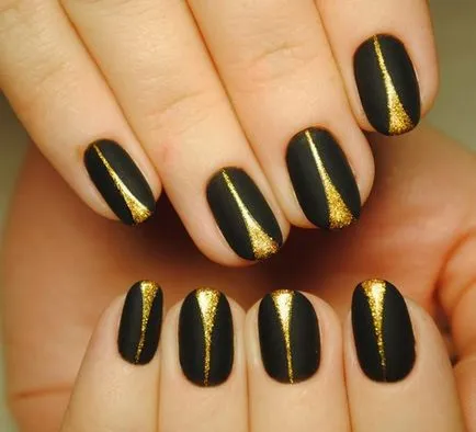 Fashion Nails csíkos fotó, szép manikűr csíkos ötletek köröm design csíkos