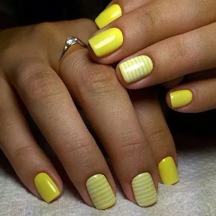 Fashion Nails csíkos fotó, szép manikűr csíkos ötletek köröm design csíkos