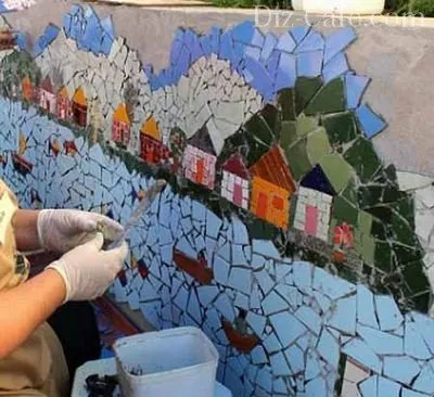 Mosaic a kerttervezés és kert gyűjtemény eredeti ötletek dekoráció