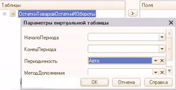 Персонализиране на параметрите на отчета, външни функции за контрол на достъпа, всички от програмирането на 1C