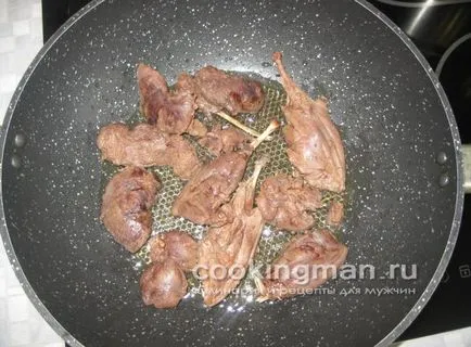 Bukórécék sült burgonyával - főzés a férfiak
