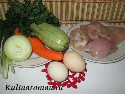 Tender szelet csirke zöldség, ízletes receptek