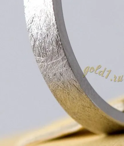 Inel de logodna de platină mată 4 mm - magazin de bijuterii inele, pandantive, lanturi, cercei, cruci