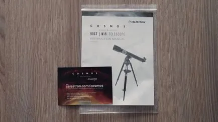 Преглед телескоп Celestron космос 90gt WiFi