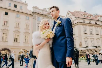 Nunta de toamnă la Old Town Hall, fotograf în praga