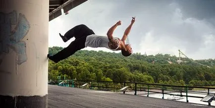 Parkour în casă - cum să stăpânească propria lor Parkour