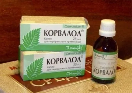 Предозирането Corvalolum правилно дозиране и симптоми, когато е превишена,