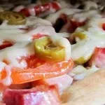 Pizza gombával és paradicsommal „receptek remények