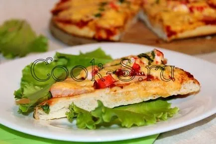 Pizza rák botok - egy lépésről lépésre recept fotók, különböző