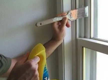 Paint ferestre din lemn - precum și ce