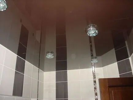 Álmennyezet a fürdőszobában (54 fotó) kezeddel telepítés