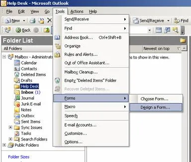 Formele de proiectare Outlook (Partea 1)