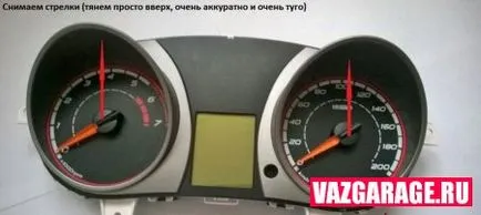 Разбор арматурното табло Lada Kalina 2