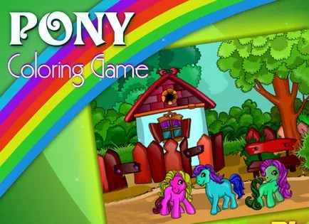 Színezés póni - print színező május Little Pony és játszani online ingyen