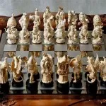 Faragott sakk, kézzel készített - 10 fotó - sakk Online