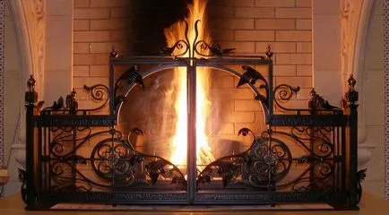 Grila de ventilație foc, decorative
