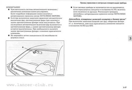 Működési lancer x Kézi vezérlés és műszerek - 3. rész