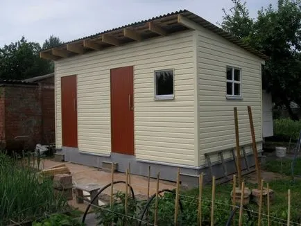 Shed de placi de OSB cu propriile lor mâini