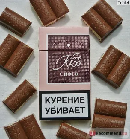 Cigaretta csók csoki - «Jubilee - egy csókot - szokatlan ruhában egy váratlan íz