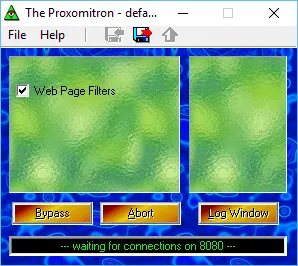 Töltse Proxomitron ingyenes windows xp, 7, 8, 10