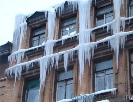 размразяване на видовете покриви и улуци и водосточни тръби и Препоръки за инсталиране