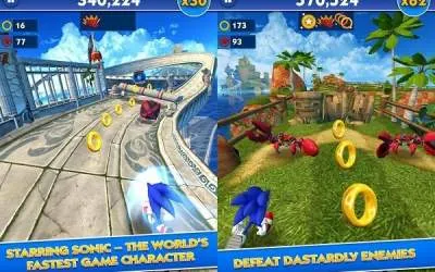 Sonic kötőjel csapkod egy csomó pénzt az android