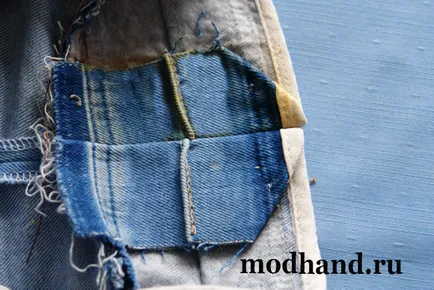 Jeans pentru copii slim fit, cu propriile lor mâini, lucrate manual la modă