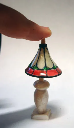 Hozzon létre egy miniatűr lámpa Tiffany stílus - tisztességes iparos - kézzel készített, kézzel készített