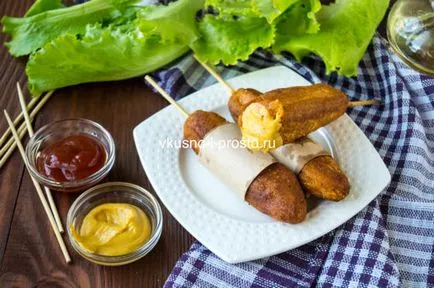 Crenvurști lolly (câine de porumb)