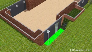 Az építőiparban a pincében a Sims 3