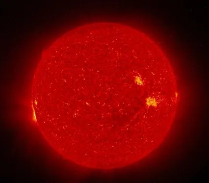Структурата на слънцето, активни образувания в слънчевата атмосфера - проучване повърхност