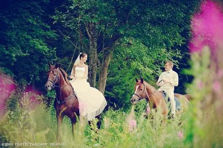 Сватбена фотография, конна плевня - сватбен фотограф SF