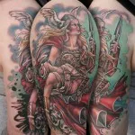 Tattoo Valkyrie érték, és a fénykép miniatűr