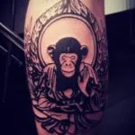 Monkey Tattoo - érték, eredeti vázlatok és fényképek