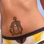 Monkey Tattoo - érték, eredeti vázlatok és fényképek