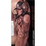 Tattoo Valkyrie érték, és a fénykép miniatűr