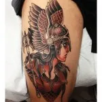 Tattoo Valkyrie érték, és a fénykép miniatűr