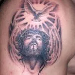 Tatuaje lui Isus Hristos - tatuaje