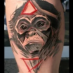 Monkey Tattoo - érték tetoválás minták és képek