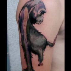 Monkey Tattoo - valoare desene sau modele tatuaj și fotografii