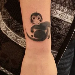 Monkey Tattoo - érték tetoválás minták és képek