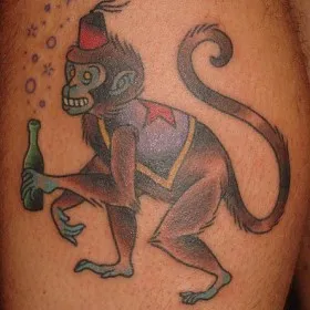 majom tetoválás