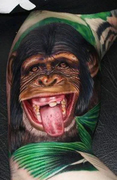 Monkey Tattoo - érték tetoválás minták és képek