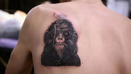 Monkey Tattoo - érték, eredeti vázlatok és fényképek