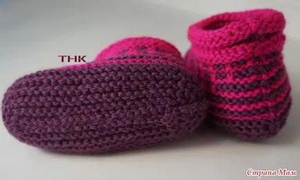 scoicile Tapochki- - de tricotat pentru copii - acasă Mamele