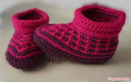 scoicile Tapochki- - de tricotat pentru copii - acasă Mamele
