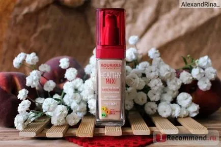 Bourjois Fundația mix sănătos anti-oboseala și strălucirea dezvăluie fundație - «perfectă mea