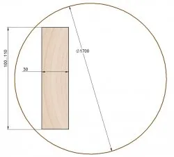 mâner Ax cu desenul lor mâini